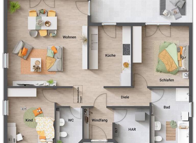 Bungalow zum Kauf - Erstbezug 365.900 € 4 Zimmer 112 m² 750 m² Grundstück Eckenroth 55444
