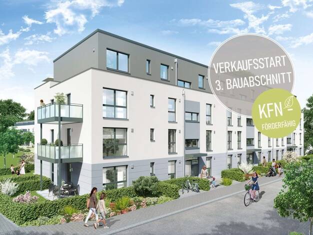 Terrassenwohnung zum Kauf - Neubau provisionsfrei 364.900 € 3 Zimmer 75 m² EG Bergheim 50129