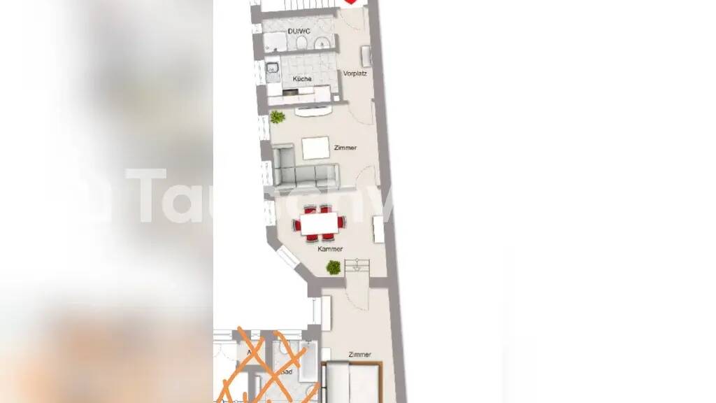 Wohnung zur Miete Tauschwohnung 610 € 3 Zimmer 55 m² 1. Geschoss Rehhof Nürnberg 90482
