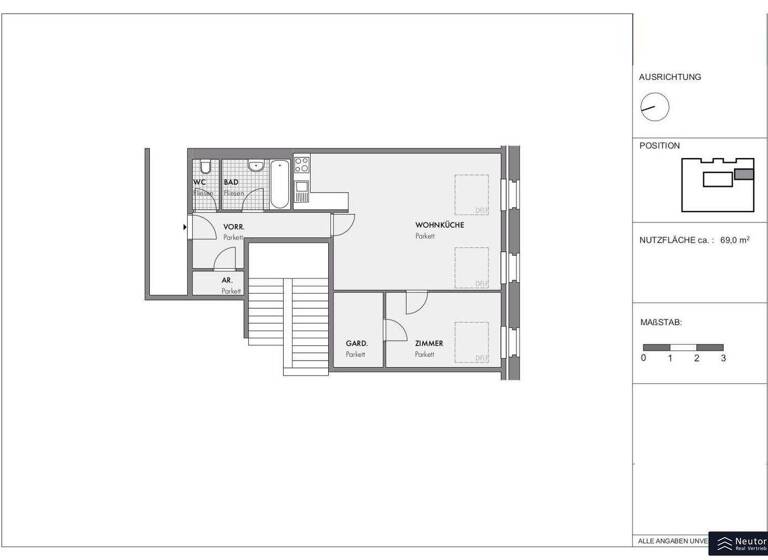 Wohnung zur Miete 1.414 € 2 Zimmer 69,1 m² 4. Geschoss Kärntner Straße Wien 1010