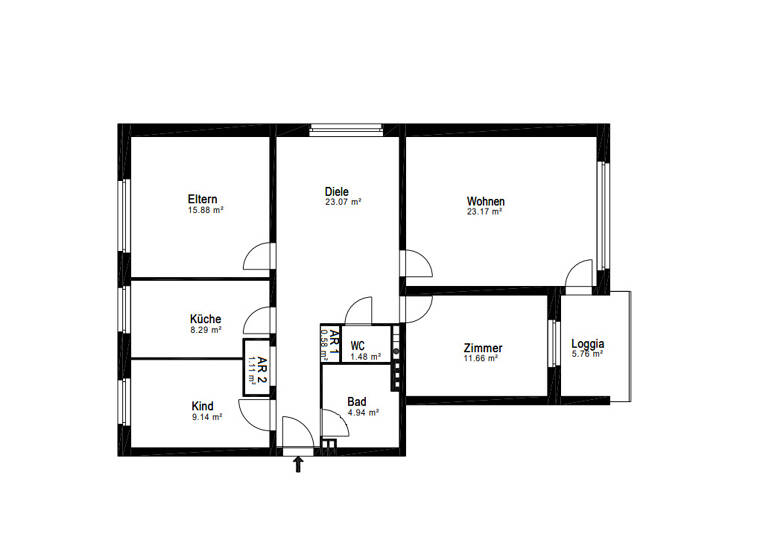 Wohnung zum Kauf 369.000 € 4 Zimmer 101,5 m² Rahlstedt Hamburg-Meiendorf 22145