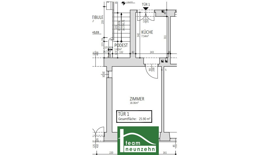 Wohnung zum Kauf 99.000 € 1 Zimmer 31,7 m²<br/>Wohnfläche EG<br/>Geschoss Effingergasse 38 Wien 1160