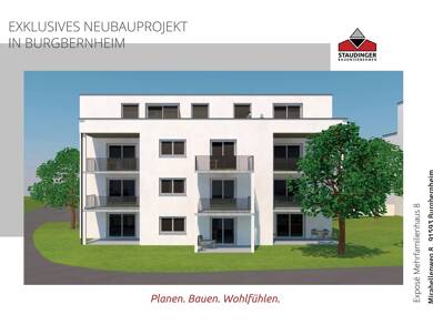 Wohnung zum Kauf - Erstbezug provisionsfrei als Kapitalanlage geeignet 282.900 € 2 Zimmer 72,5 m² Mirabellenweg 8 Burgbernheim Burgbernheim 91593