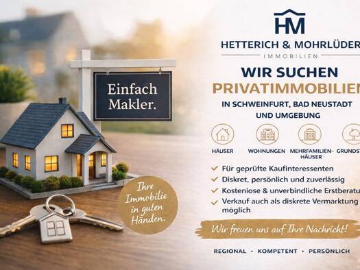 Einfamilienhaus zum Kauf 1 Zimmer 1 m² 1 m² Grundstück Innenstadt Schweinfurt 97421