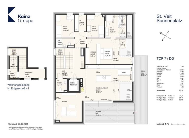 Penthouse zum Kauf - Erstbezug 750.000 € 4 Zimmer 147,9 m² Sankt Veit im Pongau 5621