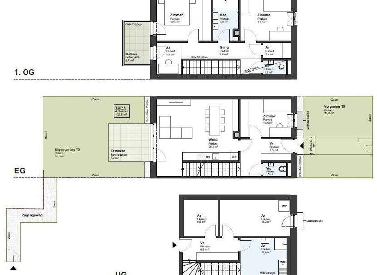 Reihenmittelhaus zum Kauf 560.000 € 4 Zimmer 132,6 m² St. Pölten 3100