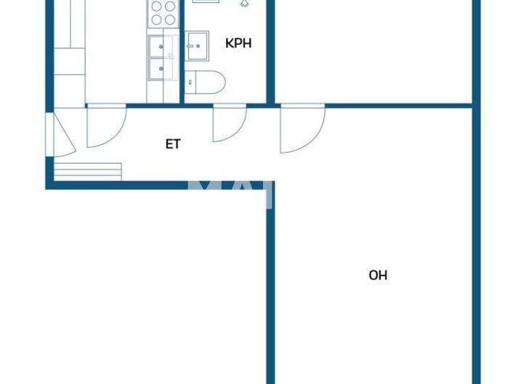 Studio zur Miete 650 € 2 Zimmer 57 m² 3. Geschoss Palosaarentie 52 Vaasa 65200