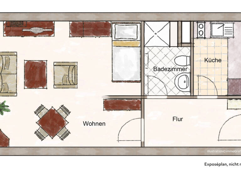 Wohnung zum Kauf 148.800 € 1 Zimmer 29 m²<br/>Wohnfläche 1.<br/>Geschoss Petershausen Konstanz 78464