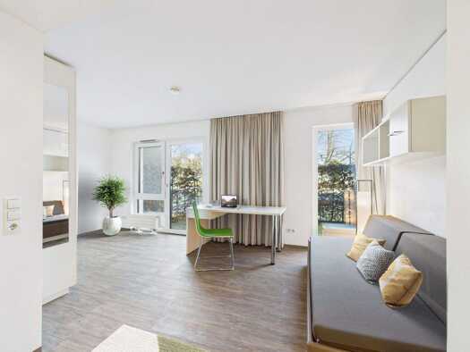 Wohnung zur Miete 860 € 1 Zimmer 31,9 m² EG frei ab 01.10.2026 Wallstraße 33 Hartenberg/Münchfeld Mainz 55122