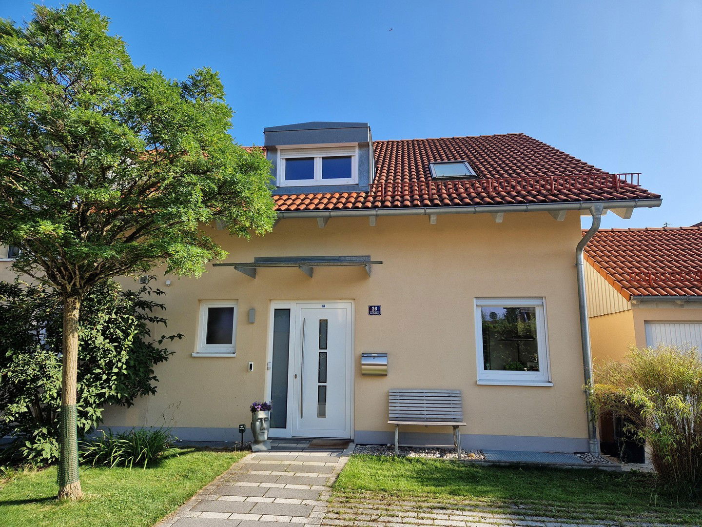 Reihenendhaus zum Kauf provisionsfrei 1.280.000 € 3 Zimmer 128 m²<br/>Wohnfläche 305 m²<br/>Grundstück Am Fablhof 26 Putzbrunn Putzbrunn 85640