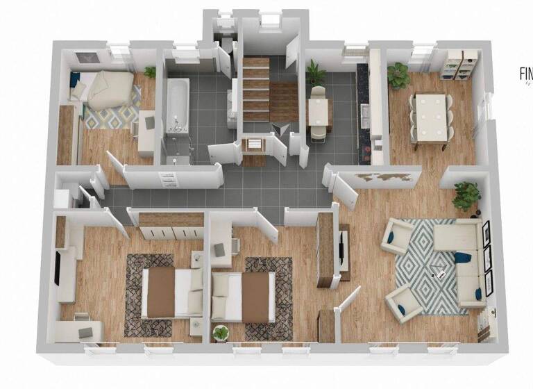 Wohnung zur Miete 750 € 4 Zimmer 113 m² EG Michelstadt 64720