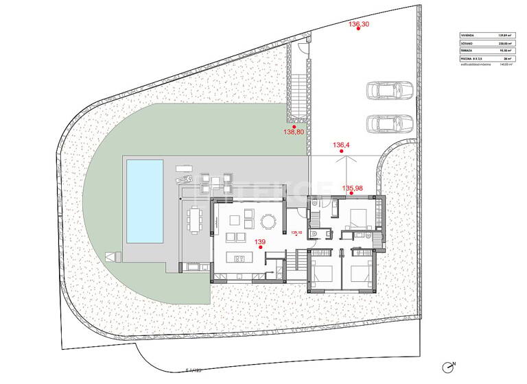 Einfamilienhaus zum Kauf 950.000 € 4 Zimmer 140 m² 1.000 m² Grundstück Alicante 03193