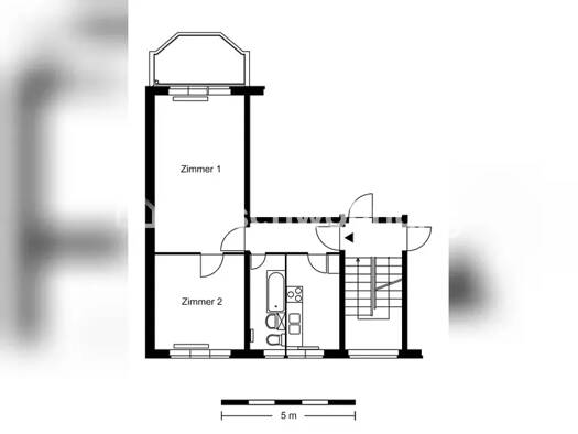 Wohnung zur Miete Tauschwohnung 381 € 2 Zimmer 49 m² 5. Geschoss Alt-Hohenschönhausen Lichtenberg 13055