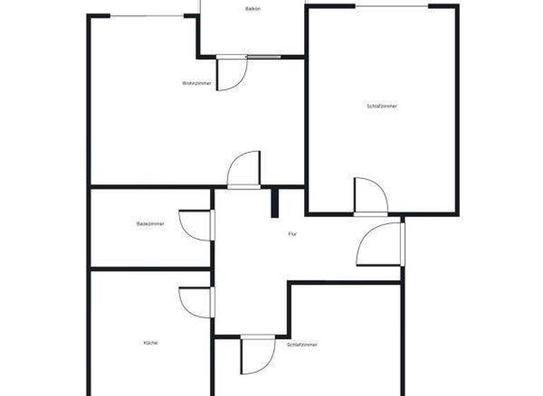 Wohnung zur Miete 636 € 3 Zimmer 61,7 m² frei ab 08.03.2026 Zobtenstr. 3 Melverode Braunschweig 38124