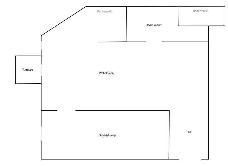 Wohnung zur Miete 399 € 2 Zimmer 40 m² Geschoss 1/1 frei ab sofort Braunstraße 7 Ilversgehofen Erfurt 99089