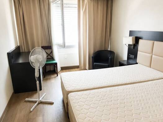 Wohnung zur Miete 500 € 1 Zimmer 18 m² EG frei ab sofort Kriegsstraße 51 Südweststadt Karlsruhe 76133