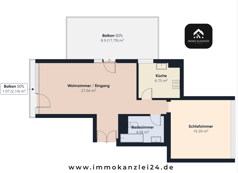 Penthouse zum Kauf 159.000 € 2 Zimmer 56,3 m² 13. Geschoss Südweststadt Offenburg 77656