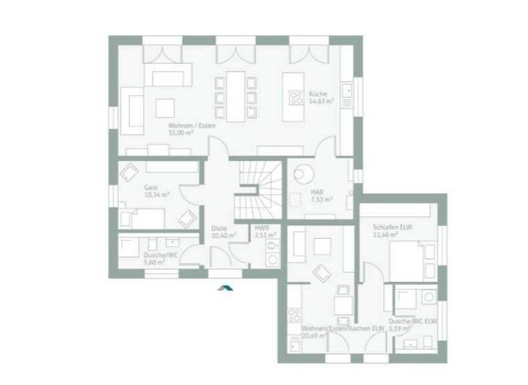 Villa zum Kauf provisionsfrei 589.900 € 6 Zimmer 214 m² 500 m² Grundstück Stromberg 55442