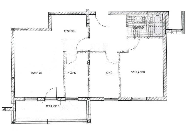 Wohnung zum Kauf 82.000 € 3 Zimmer 72 m² 1. Geschoss frei ab sofort Zwickauer Str. 2 Wildenfels 08134