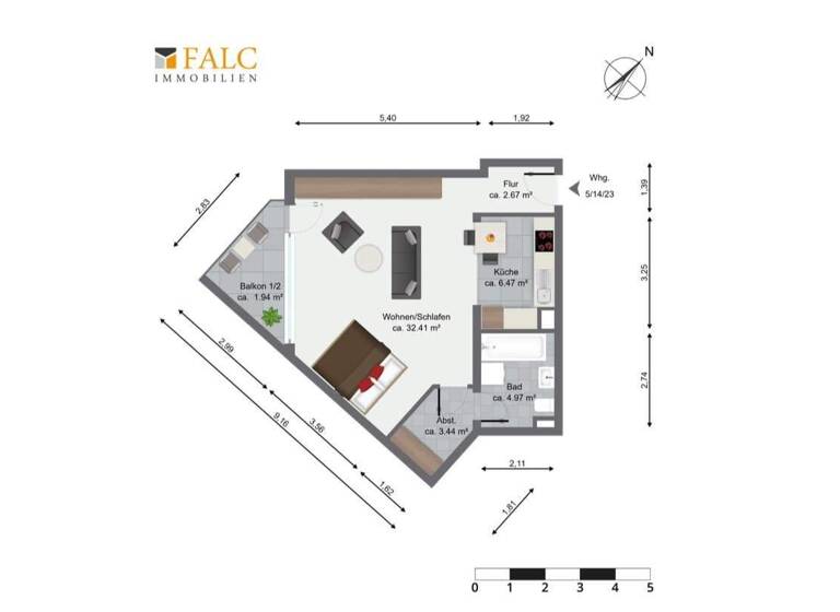 Studio zum Kauf 100.000 € 1 Zimmer 52 m² Weinböhla 01689