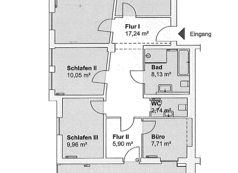 Wohnung zur Miete 2.100 € 5 Zimmer 131,6 m² EG Centrum Münster 48151
