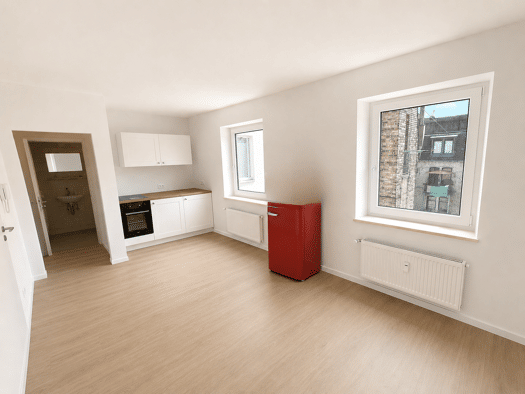 Wohnung zur Miete 415 € 1 Zimmer 20,5 m² Geschoss 2/3 frei ab sofort U 4 23 Quadrate Mannheim 68161