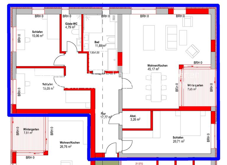 Wohnung zum Kauf 493.080 € 4 Zimmer 140,9 m² Gerichshain Machern / Gerichshain 04827