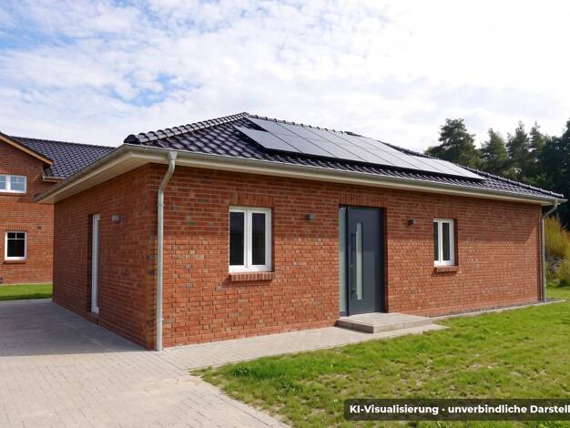 Bungalow zum Kauf - Erstbezug provisionsfrei 355.000 € 3 Zimmer 95 m² 418 m² Grundstück frei ab 30.11.2026 Hauptstraße Mahlen 1 Mahlen Eystrup 27324