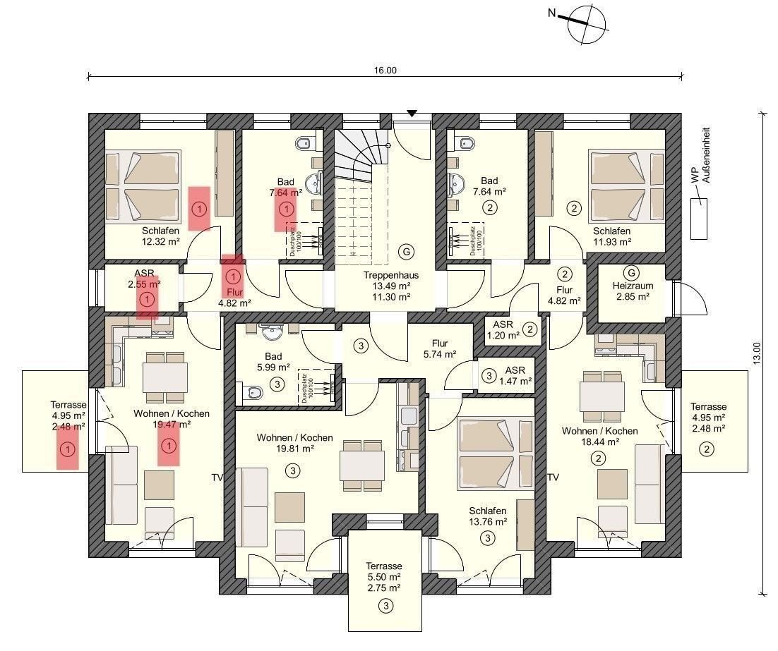 Terrassenwohnung zur Miete 1.700 € 2 Zimmer 50 m²<br/>Wohnfläche EG<br/>Geschoss Zingst Zingst 18374