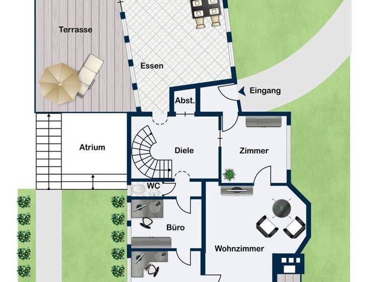 Einfamilienhaus zum Kauf 1.790.000 € 9 Zimmer 378 m² 1.180 m² Grundstück Querum Braunschweig / Querumer Forst 38108