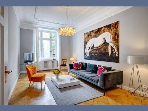 Wohnung zur Miete Wohnen auf Zeit 3.950 € 3 Zimmer 85 m² Ludwigsvorstadt-Isarvorstadt München 80337