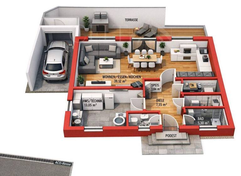 Doppelhaushälfte zum Kauf provisionsfrei 549.000 € 5 Zimmer 130 m² 224 m² Grundstück Ittling Straubing 94315