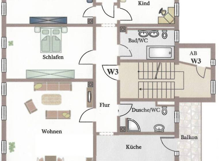 Wohnung zum Kauf 385.000 € 4 Zimmer 100 m² 1. Geschoss Muggenhof Nürnberg 90429