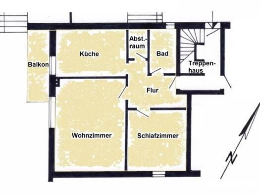 Wohnung zur Miete 500 € 2 Zimmer 66 m² Geschoss 1/2 frei ab 01.08.2026 Sudweyhe Weyhe 28844