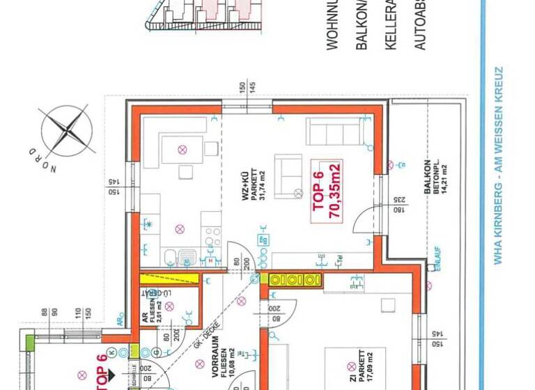 Wohnung zum Kauf 154.770 € 2 Zimmer 70,4 m² frei ab sofort Am Weißen Kreuz Kirnberg an der Mank 3241