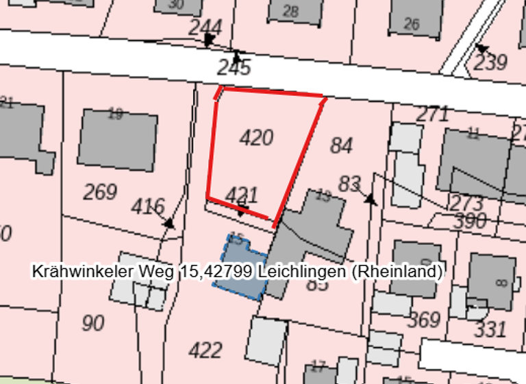 Grundstück zum Kauf 175.000 € 400 m² Grundstück frei ab sofort Witzhelden Leichlingen 42799