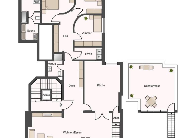 Penthouse zum Kauf 2.800.000 € 4 Zimmer 238 m² 5. Geschoss Oderfelder Straße 15 Harvestehude Hamburg 20249