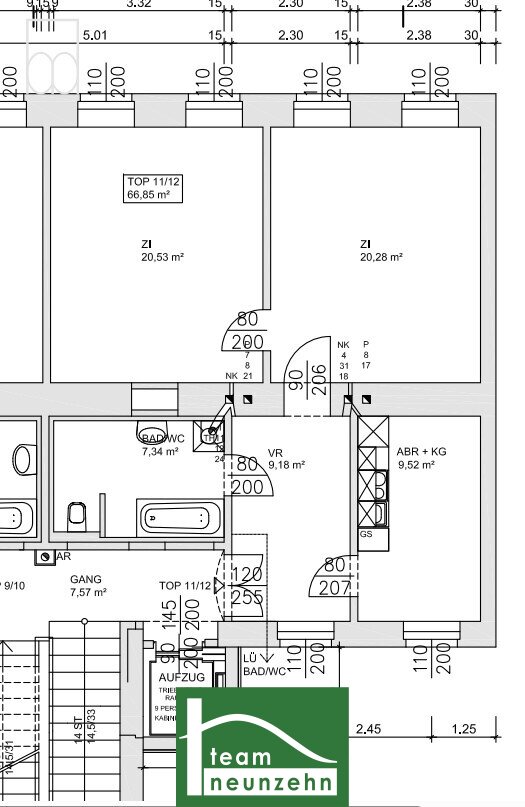 Wohnung zum Kauf 249.000 € 2 Zimmer 66,9 m²<br/>Wohnfläche 1.<br/>Geschoss Sechshauser Straße 34 Wien 1150