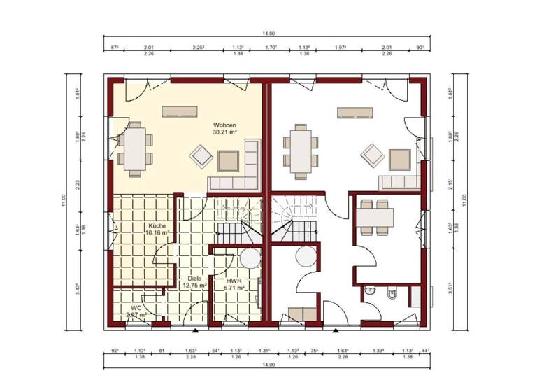Doppelhaushälfte zum Kauf 390.000 € 4 Zimmer 122 m² 312 m² Grundstück Ahornstraße 10 Finow Eberswalde 16225
