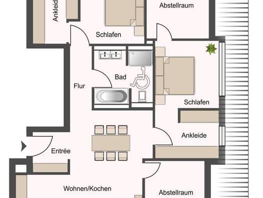 Penthouse zum Kauf - Erstbezug 499.000 € 3 Zimmer 111,1 m² Todtglüsingen Tostedt 21255