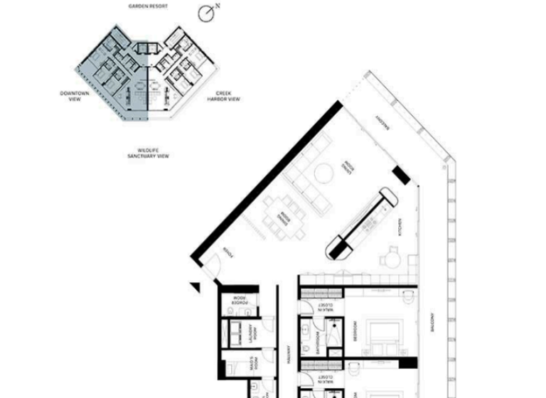 Wohnung zum Kauf 5.835.928 € 5 Zimmer 319,2 m² Dubai