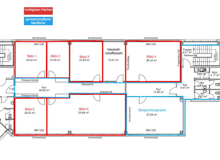 Bürofläche zur Miete provisionsfrei 840 € 57 m² Bürofläche Willicher Damm Uedding Mönchengladbach 41066