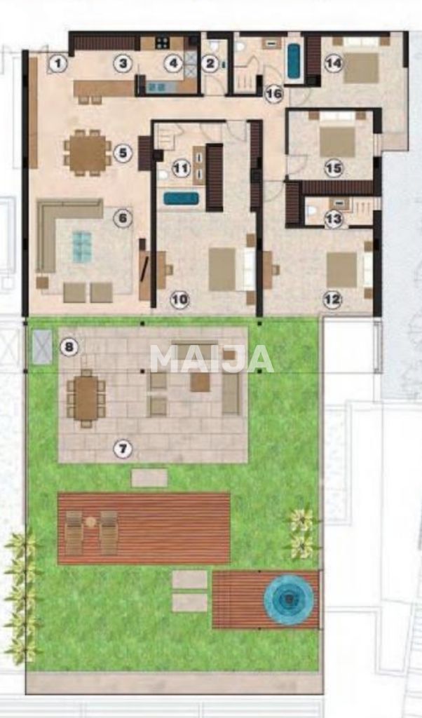 Studio zum Kauf 997.464 € 5 Zimmer 375 m²<br/>Wohnfläche 2.<br/>Geschoss Corniche Ouest Mermoz, Dakar Mermoz 11 000