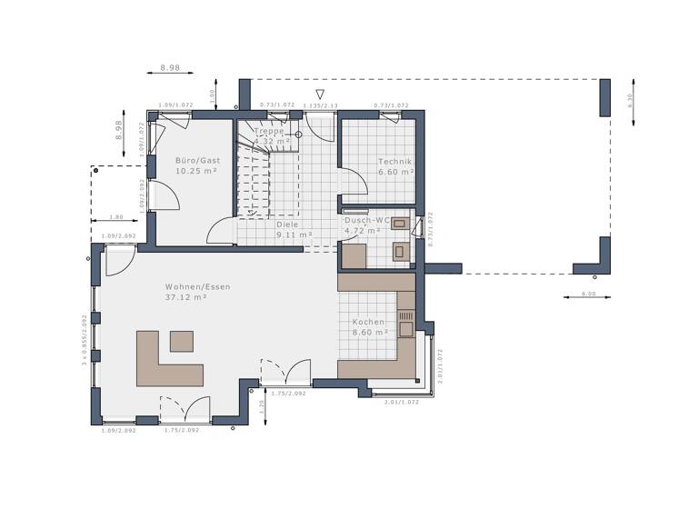 Einfamilienhaus zum Kauf provisionsfrei 550.000 € 5 Zimmer 133 m² 590 m² Grundstück Mandel 55595