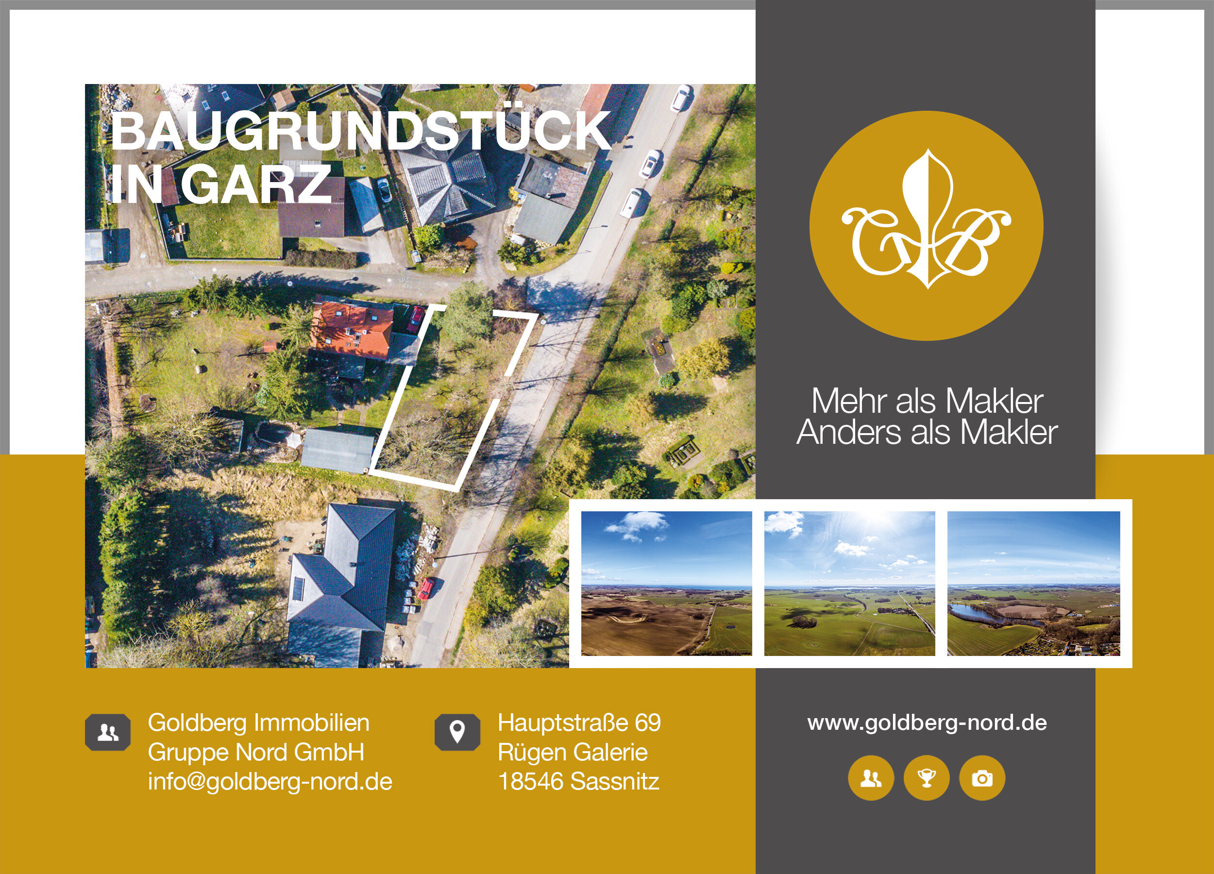 Grundstück zum Kauf 87.600 € 500 m²<br/>Grundstück Garz Garz/Rügen 18574