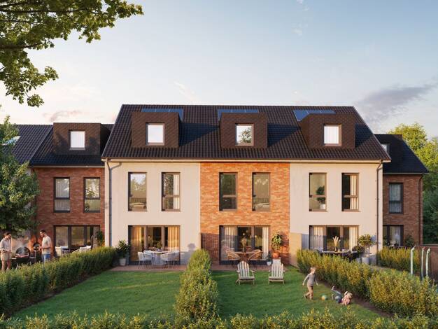 Reihenmittelhaus zum Kauf - Erstbezug 749.000 € 5 Zimmer 132,8 m² 1.446 m² Grundstück Rahlstedt Hamburg 22149