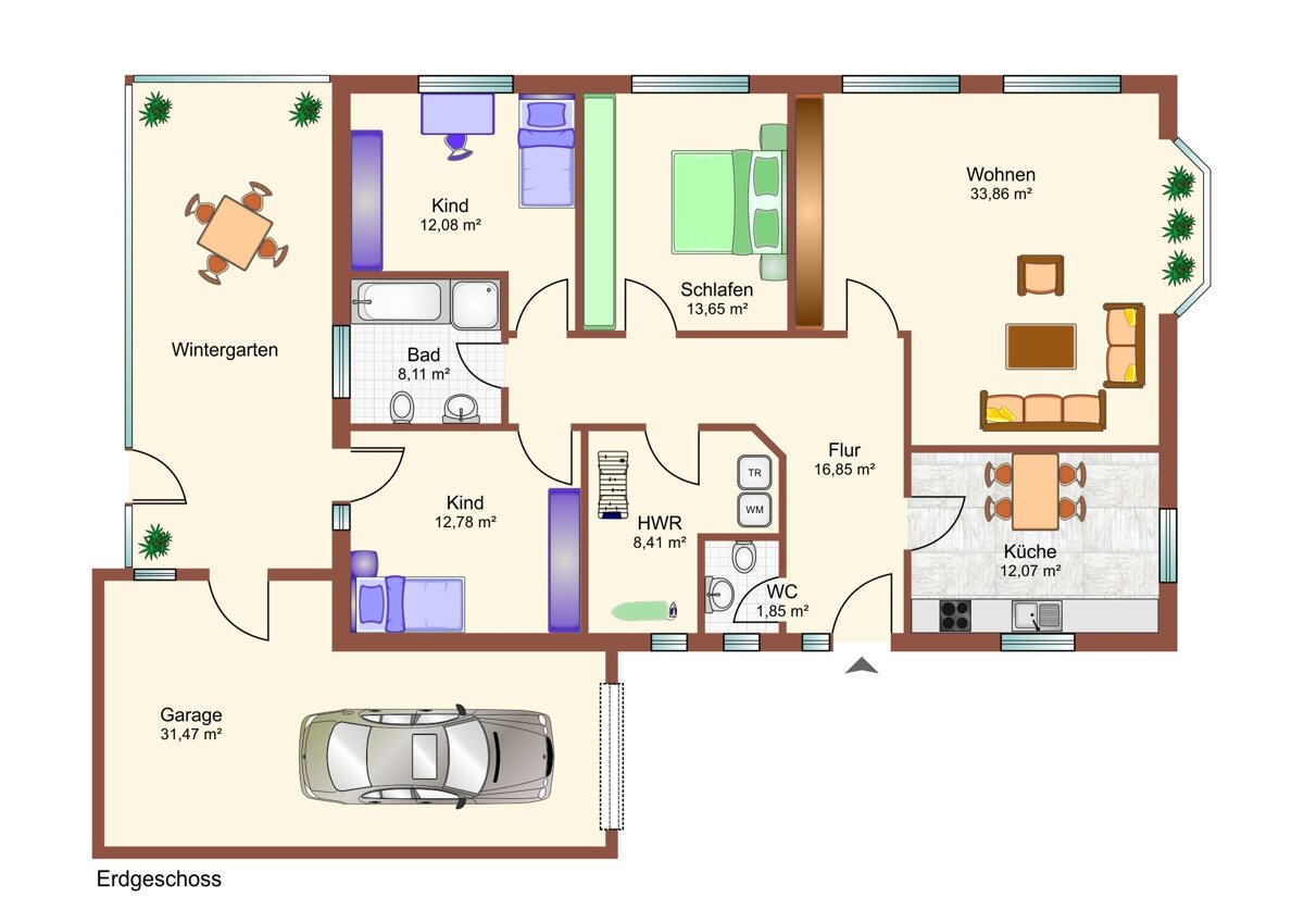 Bungalow zum Kauf 280.000 € 4 Zimmer 120 m²<br/>Wohnfläche 725 m²<br/>Grundstück Altluneberg Schiffdorf 27619