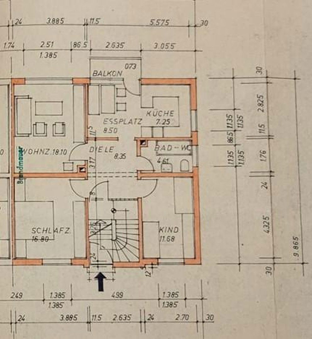 Wohnung zum Kauf provisionsfrei 174.900 € 3,5 Zimmer 75 m²<br/>Wohnfläche 1.<br/>Geschoss Niederwerrn Niederwerrn 97464