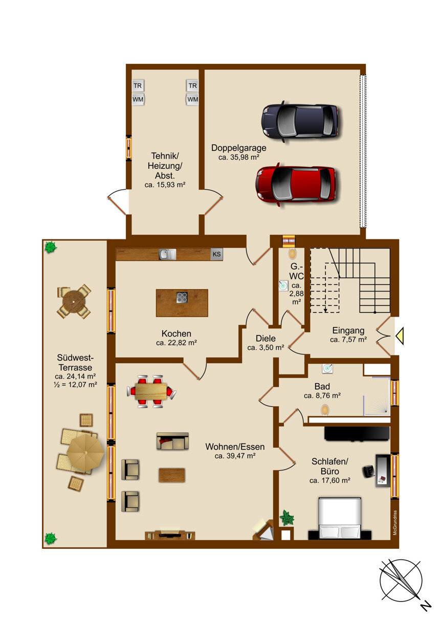 Doppelhaushälfte zum Kauf 999.000 € 5 Zimmer 192 m²<br/>Wohnfläche 682 m²<br/>Grundstück Stadtbergen Stadtbergen / Leitershofen 86391