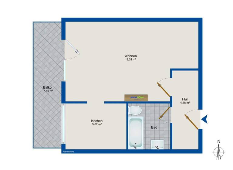 Studio zum Kauf 215.000 € 1 Zimmer 33,1 m² 1. Geschoss Eugendorf 5301